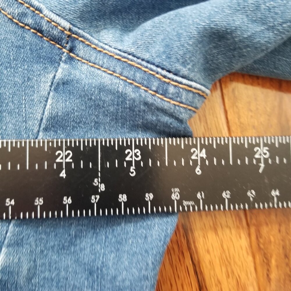 Barefoot Treadle denim jacket 1X - Picture 7 of 8